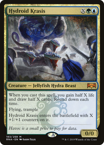 {R} Hydroid Krasis (Promo Pack) [Ravnica Allegiance Promos][PP RNA 183]