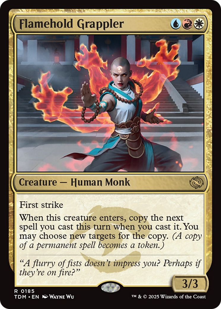 {@R} Flamehold Grappler [Tarkir: Dragonstorm][TDM 185]
