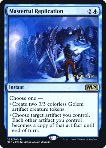 {R} Masterful Replication [Core Set 2020 Prerelease Promos][PR M20 065]