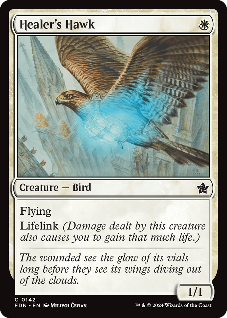 {@C} Healer's Hawk [Foundations][FDN 142]