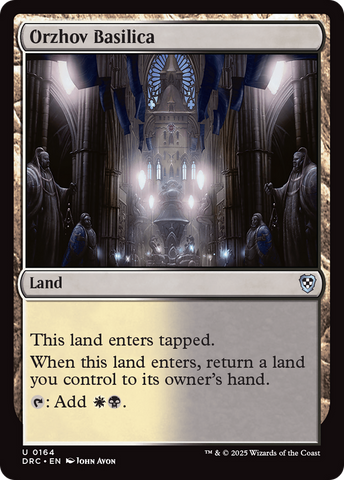 {C} Orzhov Basilica [Aetherdrift Commander][DRC 164]