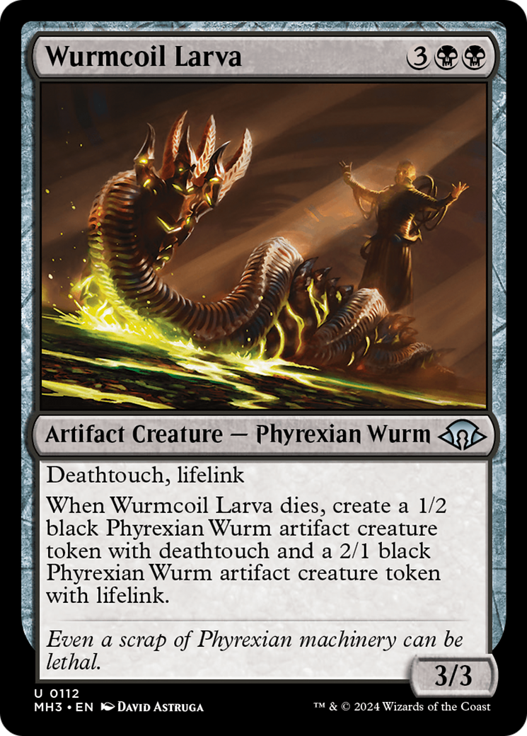 {C} Wurmcoil Larva [Modern Horizons 3][MH3 112]