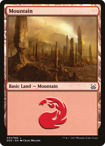 {B}[DDS 033] Mountain (33) [Duel Decks: Mind vs. Might]