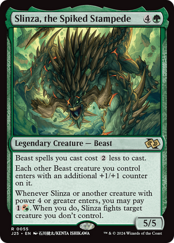 {R} Slinza, the Spiked Stampede [Foundations Jumpstart][J25 055]