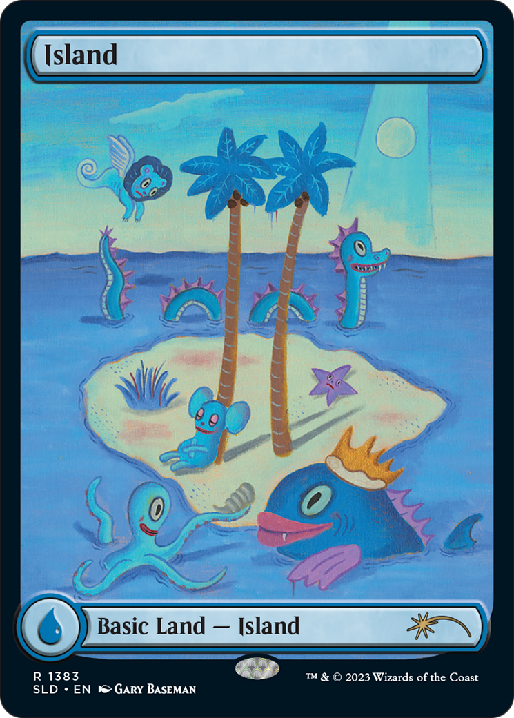 {B} Island (1383) [Secret Lair Drop Series][SLD 1383]