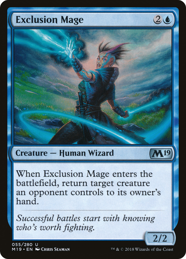 {C} Exclusion Mage [Core Set 2019][M19 055]