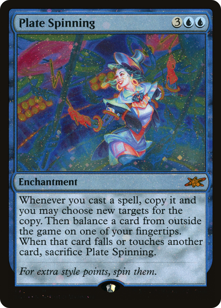 {R} Plate Spinning (Galaxy Foil) [Unfinity][UNF 342]