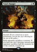 {R} Vona's Hunger [Rivals of Ixalan Prerelease Promos][PR RIX 090]