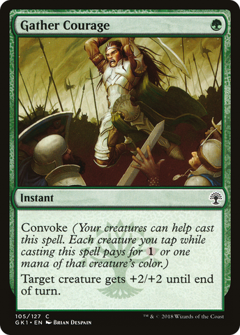 {C} Gather Courage [Guilds of Ravnica Guild Kit][GK1 105]