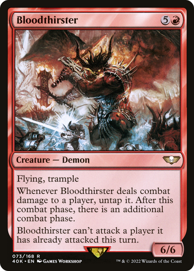 {R} Bloodthirster [Universes Beyond: Warhammer 40,000][40K 073]