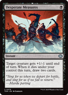 {@C} Desperate Measures [Tarkir: Dragonstorm][TDM 078]