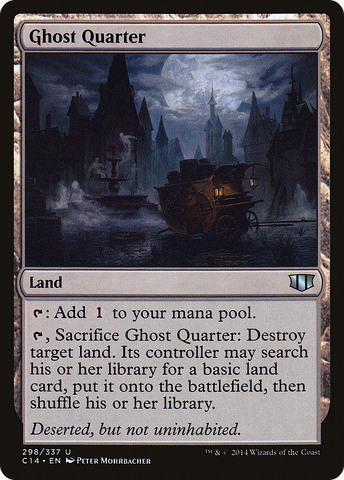{C} Ghost Quarter [Commander 2014][C14 298]