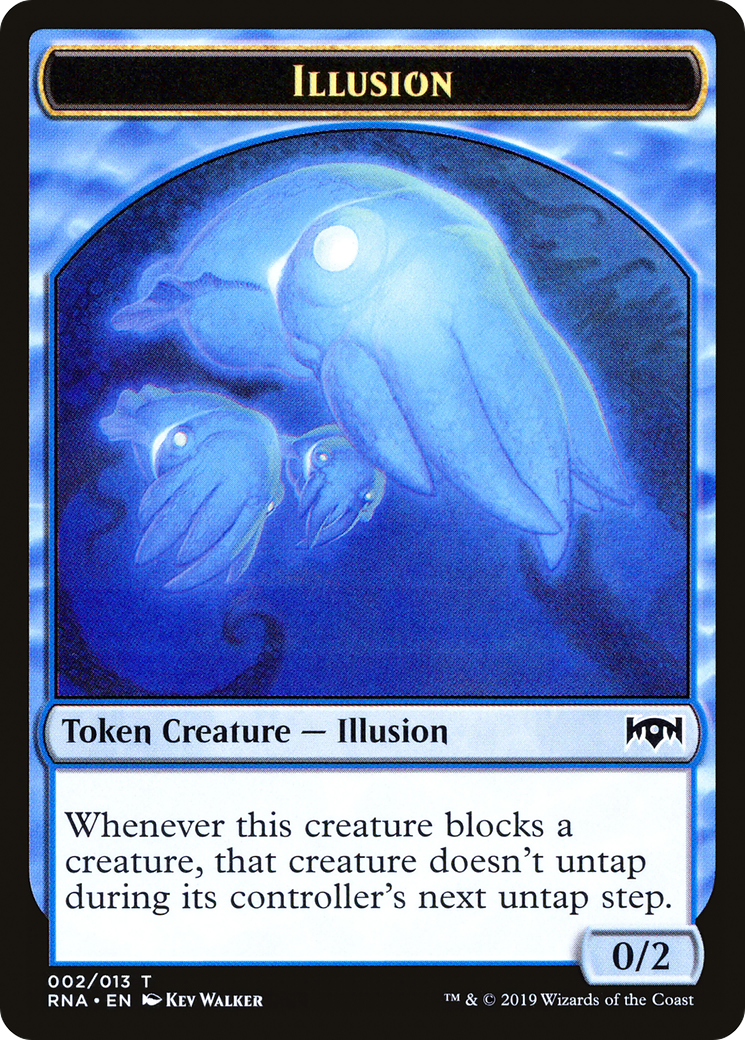 {T} Illusion Token [Ravnica Allegiance Tokens][TRNA 002]