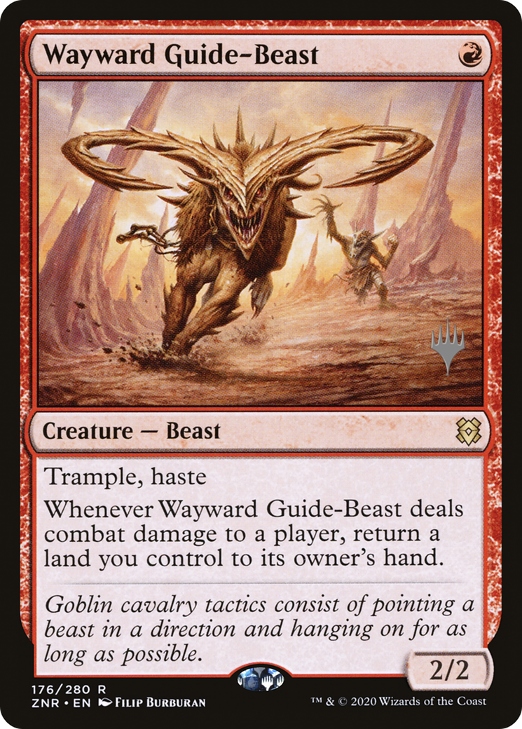 {R} Wayward Guide-Beast (Promo Pack) [Zendikar Rising Promos][PP ZNR 176]