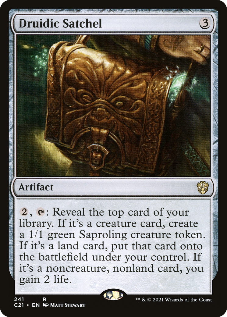 {R} Druidic Satchel [Commander 2021][C21 241]