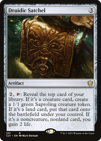 {R} Druidic Satchel [Commander 2021][C21 241]