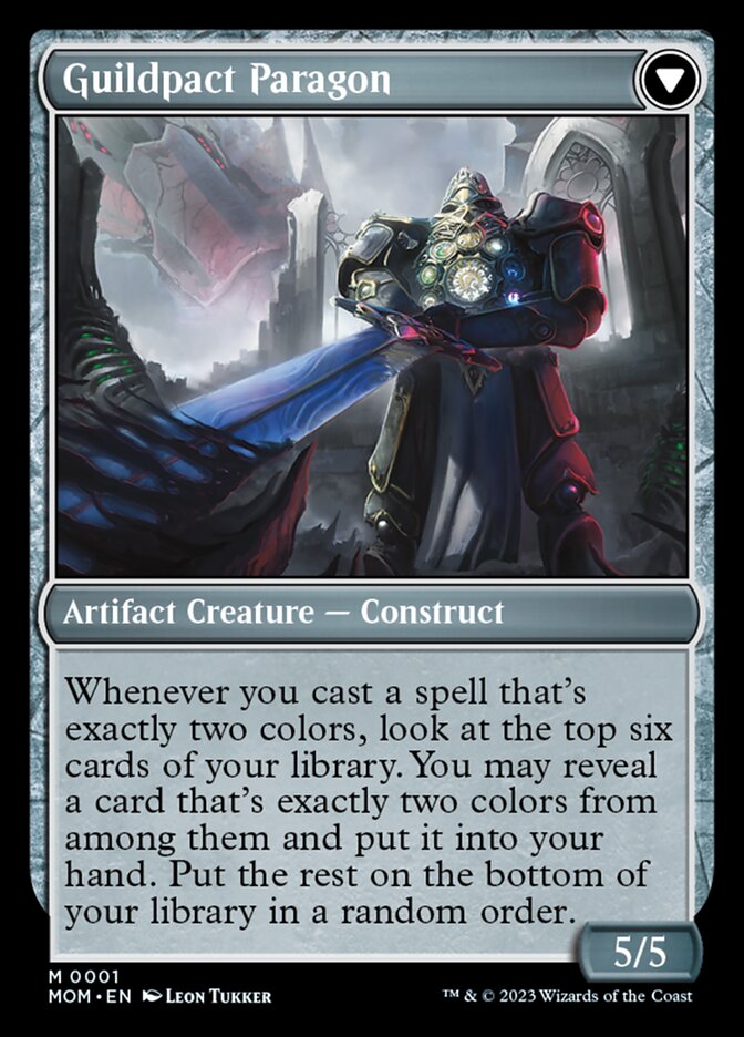 {R} Invasion of Ravnica // Guildpact Paragon [March of the Machine][MOM 001]