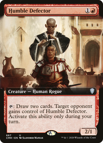 {C} Humble Defector (Extended Art) [Commander Legends][CMR 667]