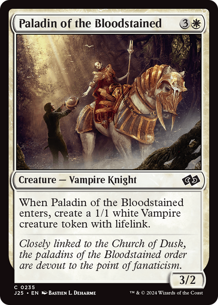 {C} Paladin of the Bloodstained [Foundations Jumpstart][J25 235]