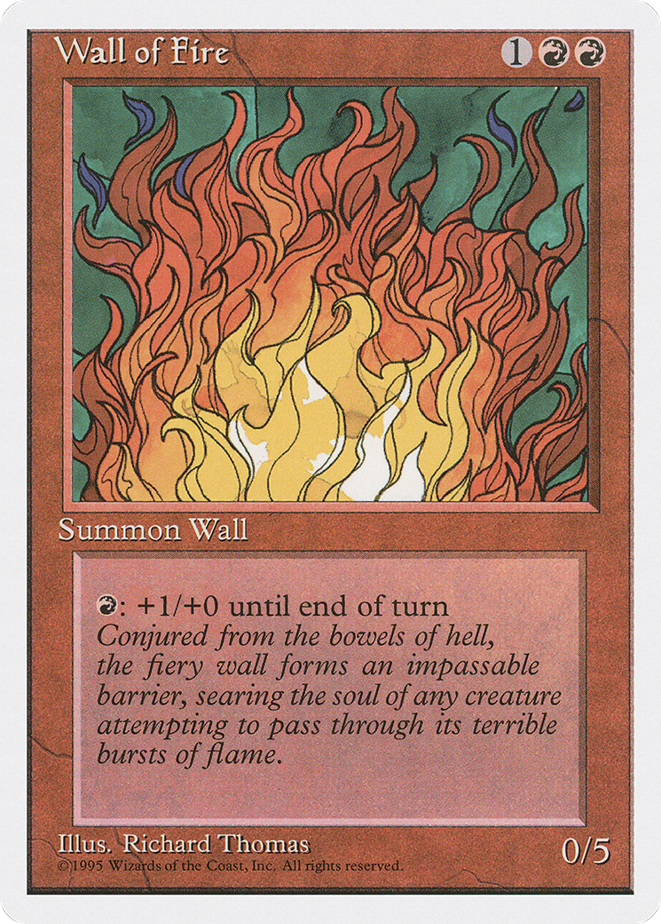 {C} Wall of Fire [Fourth Edition][4ED 230]