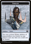 {T} Teferi, Temporal Archmage Emblem // Zombie (011/036) Double-sided Token [Commander 2014 Tokens][TC14 034]