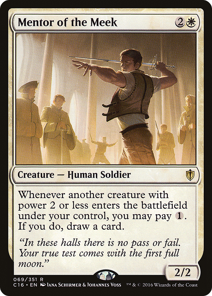 {R} Mentor of the Meek [Commander 2016][C16 069]