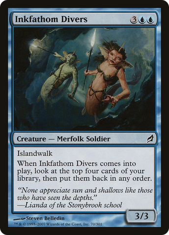 {C} Inkfathom Divers [Lorwyn][LRW 070]
