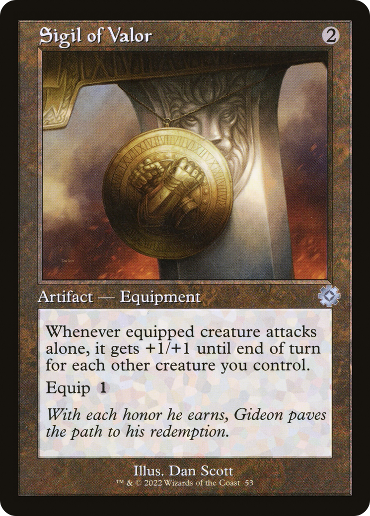 {C} Sigil of Valor (Retro) [The Brothers' War Retro Artifacts][BRR 053]