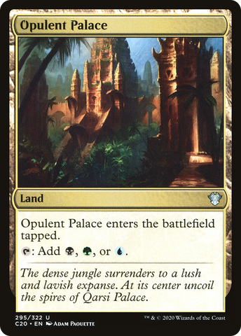 {C} Opulent Palace [Commander 2020][C20 295]