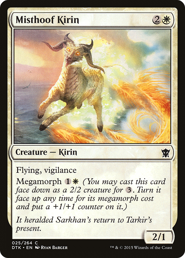 {C} Misthoof Kirin [Dragons of Tarkir][DTK 025]