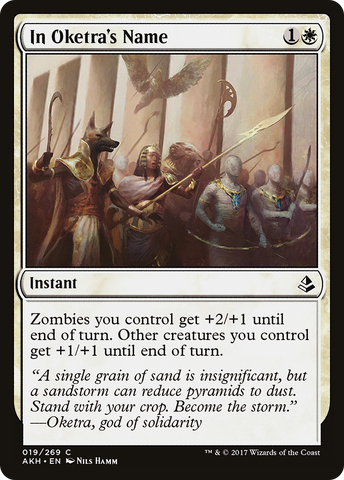 {C} In Oketra's Name [Amonkhet][AKH 019]