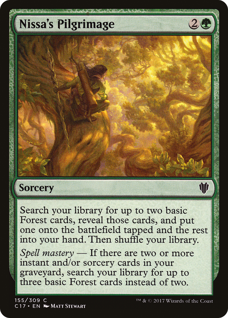 {C} Nissa's Pilgrimage [Commander 2017][C17 155]