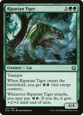 {C} Riparian Tiger [Kaladesh][KLD 167]