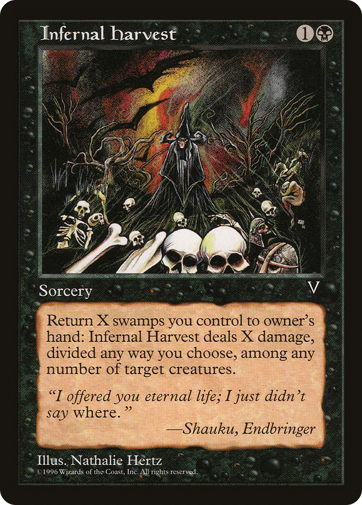 {C} Infernal Harvest [Visions][VIS 062]