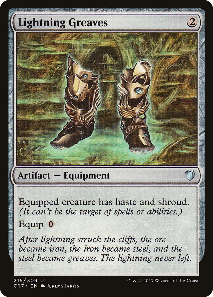 {C} Lightning Greaves [Commander 2017][C17 215]