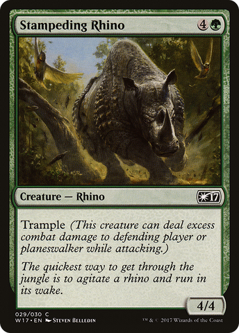 {C} Stampeding Rhino [Welcome Deck 2017][W17 029]