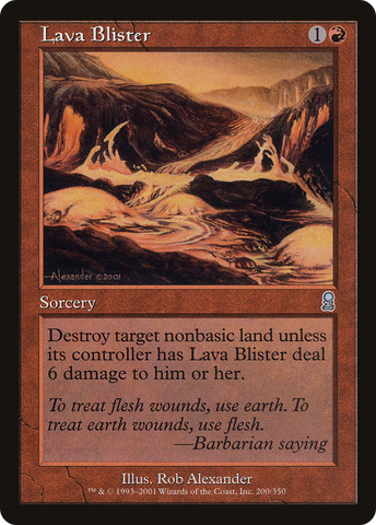 {C} Lava Blister [Odyssey][ODY 200]