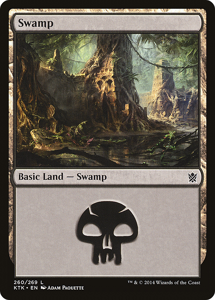 {B}[KTK 260] Swamp (260) [Khans of Tarkir]