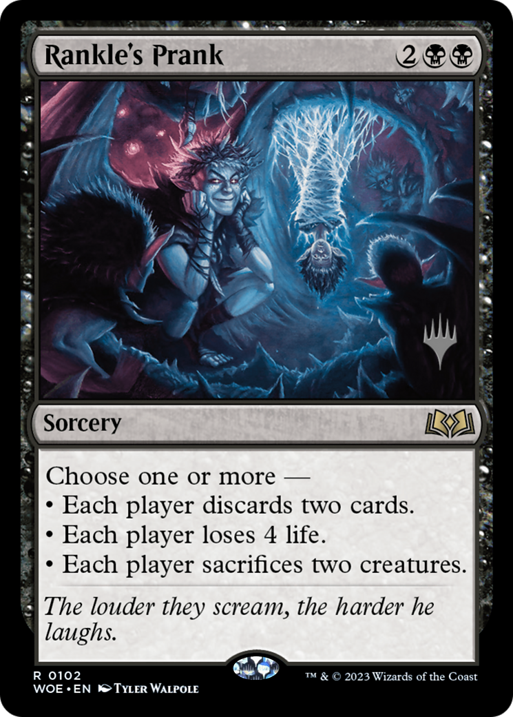 {@R} Rankle's Prank (Promo Pack) [Wilds of Eldraine Promos][PP WOE 102]