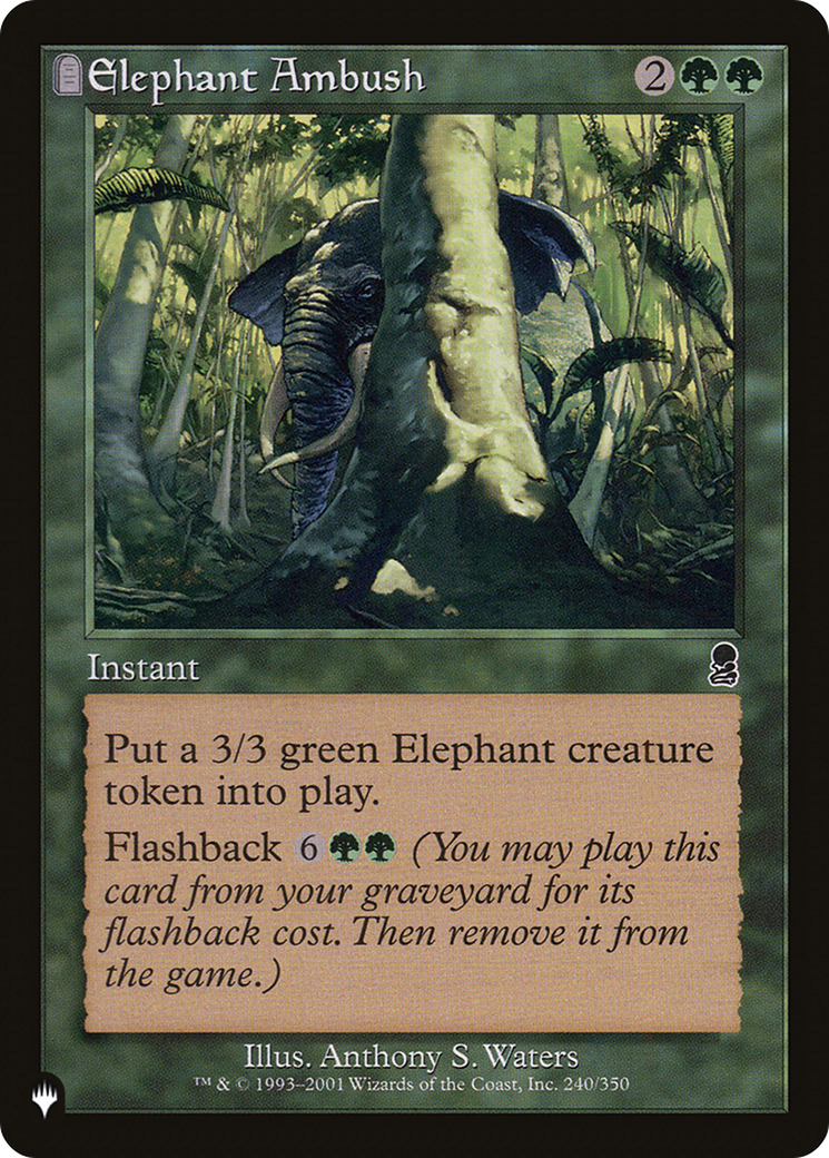 Elephant Ambush [LIST 240/350] : (tombstone)