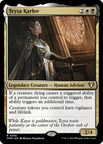 {R} Teysa Karlov [Commander Masters][CMM 359]