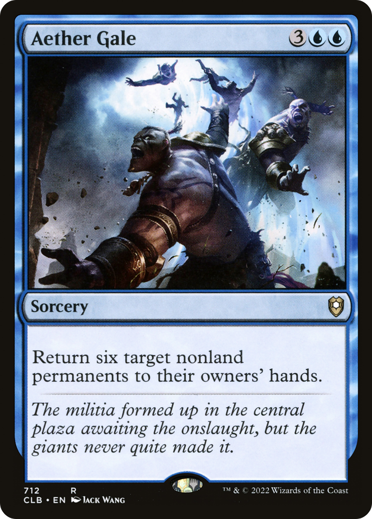 {R} Aether Gale [Commander Legends: Battle for Baldur's Gate][CLB 712]
