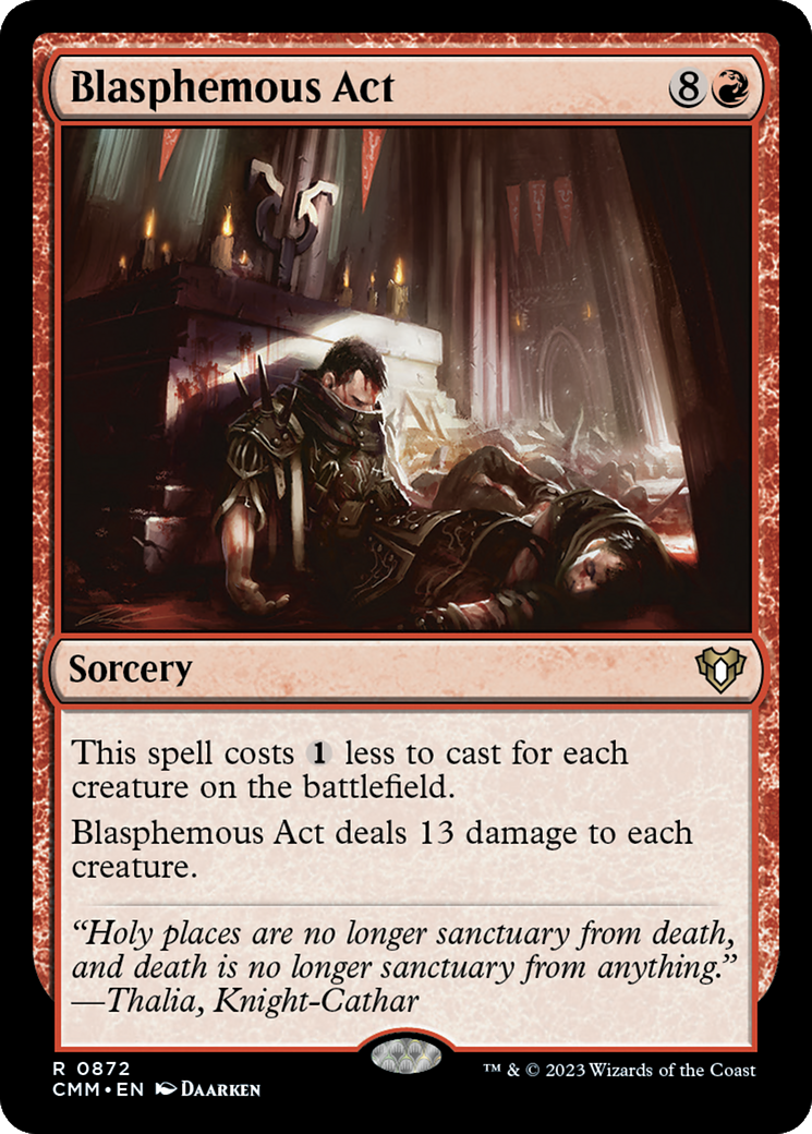{R} Blasphemous Act [Commander Masters][CMM 872]