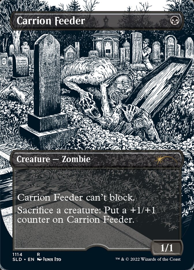 {R} Carrion Feeder (Borderless) [Secret Lair Drop Series][SLD 1114]