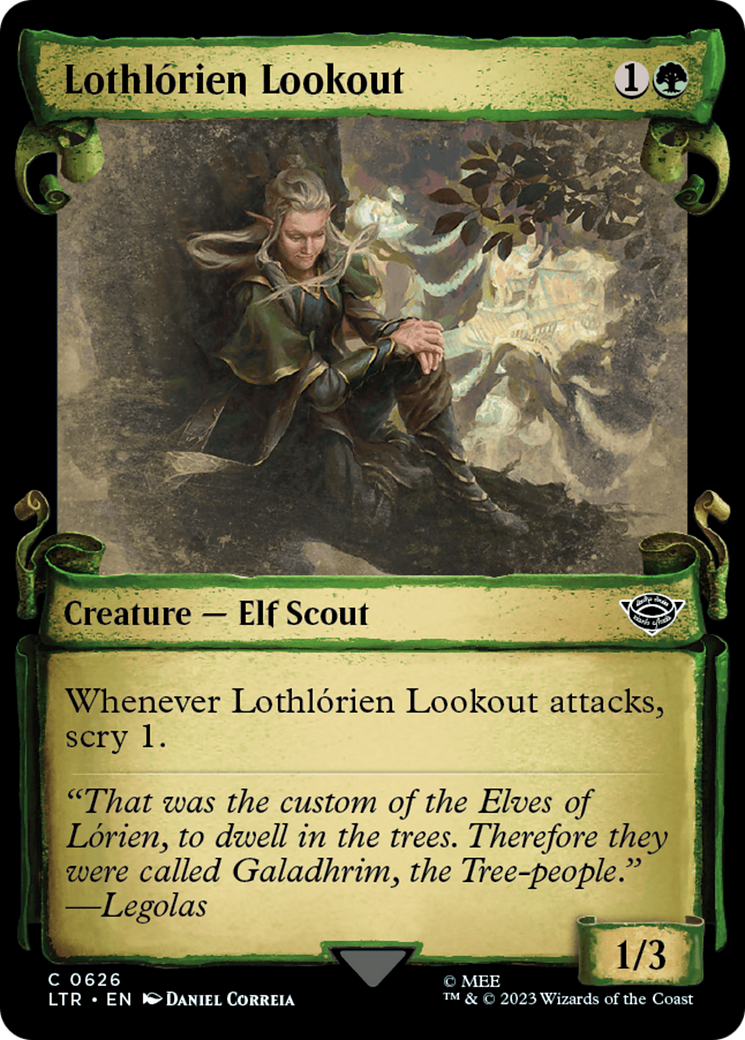 {C} Lothlorien Lookout [The Lord of the Rings: Tales of Middle-Earth Showcase Scrolls][LTR 626]