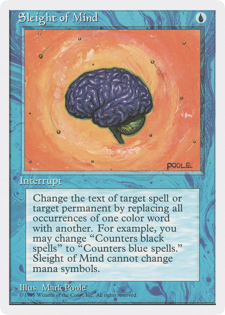 {R} Sleight of Mind [Fourth Edition][4ED 102]