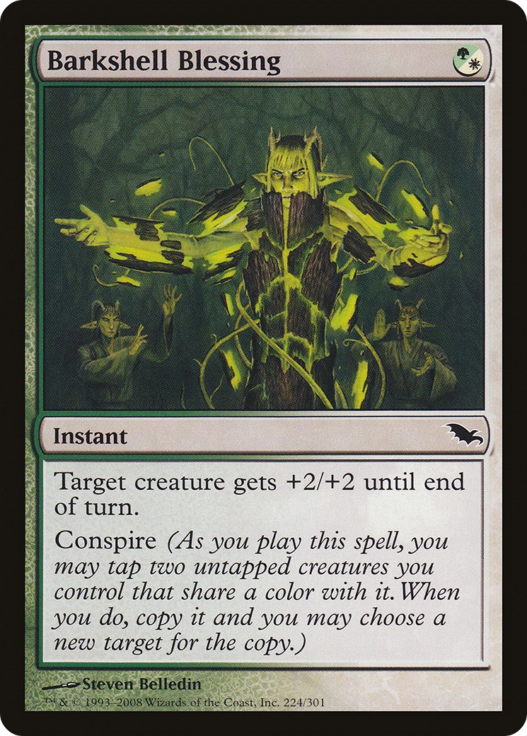 {C} Barkshell Blessing [Shadowmoor][SHM 224]
