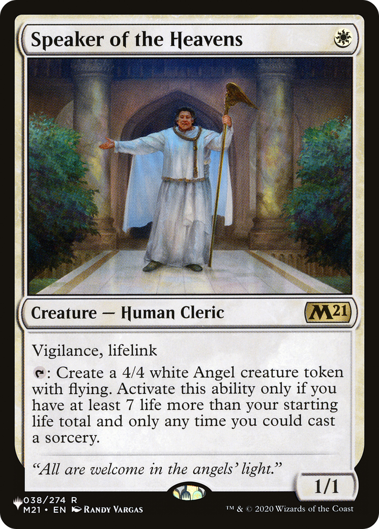 Speaker of the Heavens [PLST M21-38]