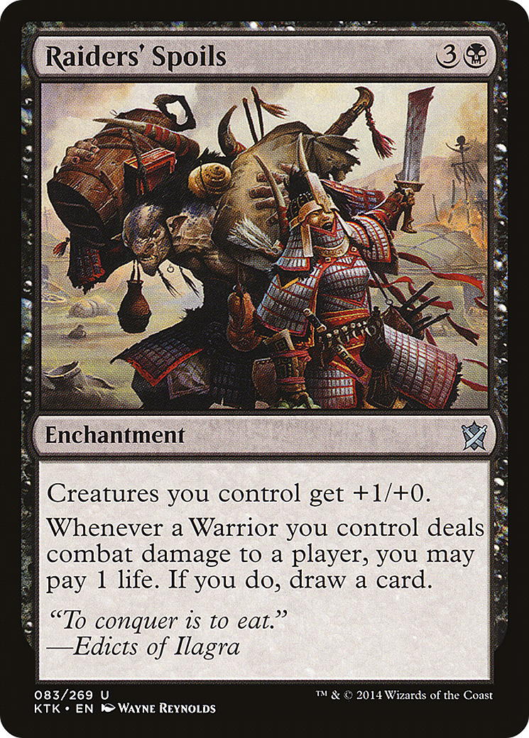 {C} Raiders' Spoils [Khans of Tarkir][KTK 083]