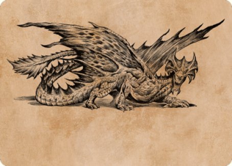 {A} Ancient Brass Dragon Art Card (49) [Commander Legends: Battle for Baldur's Gate Art Series][ACLB 049]